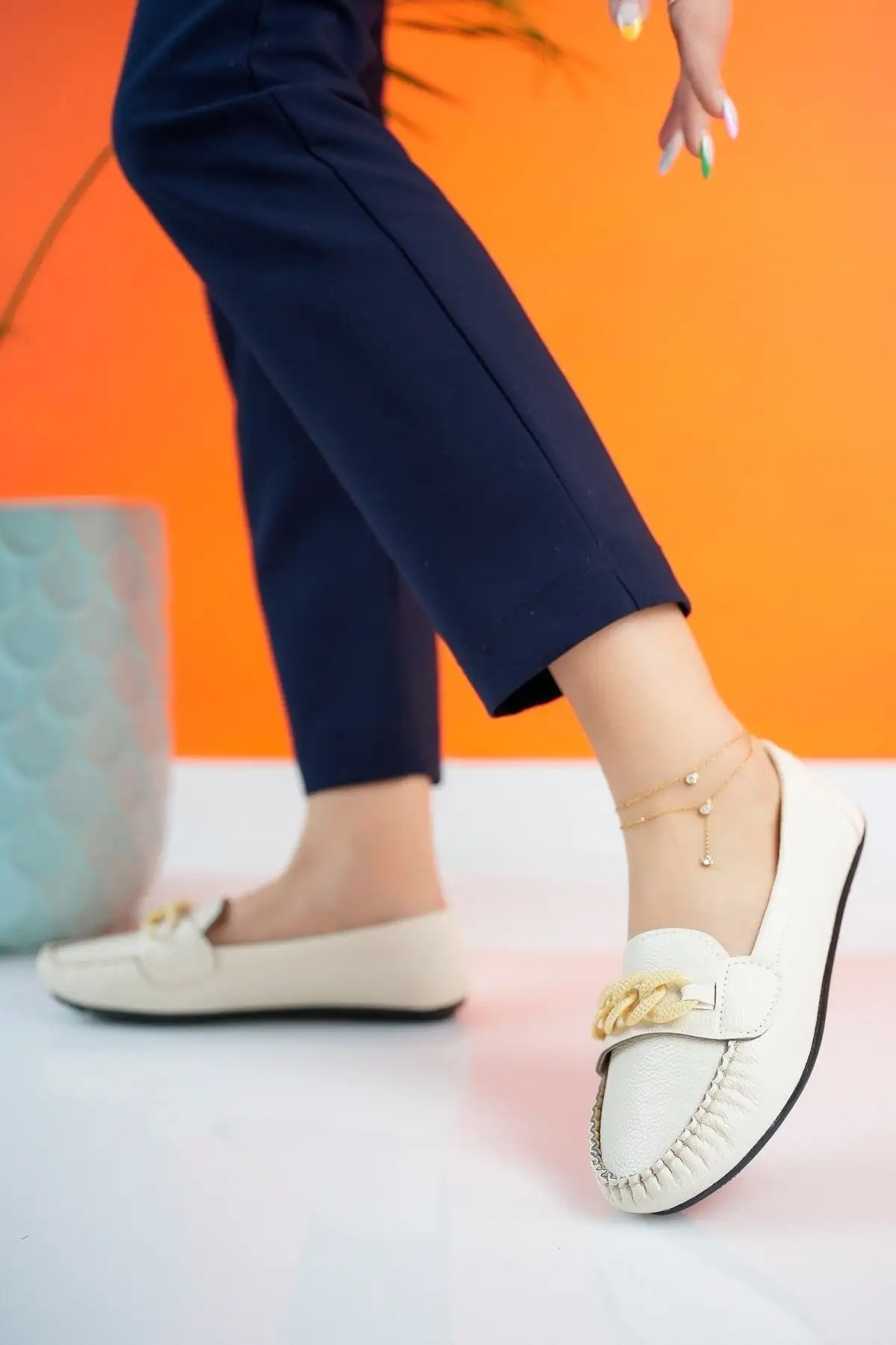 کفش اداری زنانه   روزمره قابل استفاده از چرم،  flatten نرم  فصلی - 5088 کفش اداری زنانه روزمره قابل استفاده از چرم، flatten نرم فصلی - 5088