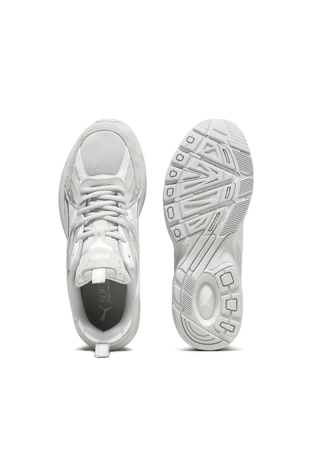 کفش ورزشی کفش روزمره زنانه مدل میلنیو تک با رویه جیر شماره 39348902 به رنگ خاکستری - 3714