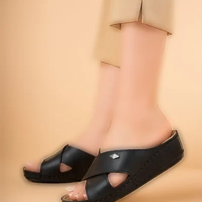 کفش راحتی خانه ترجمه نام محصول به فارسی: "دمپایی روزمره زنانه آناتولی با کفی آناتومیک و اورتپدیک" - 5252