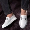کفش سایز بزرگ مردانه روزمره چرم طبیعی Anchor، loafer، سبک، تابستانی - 5044