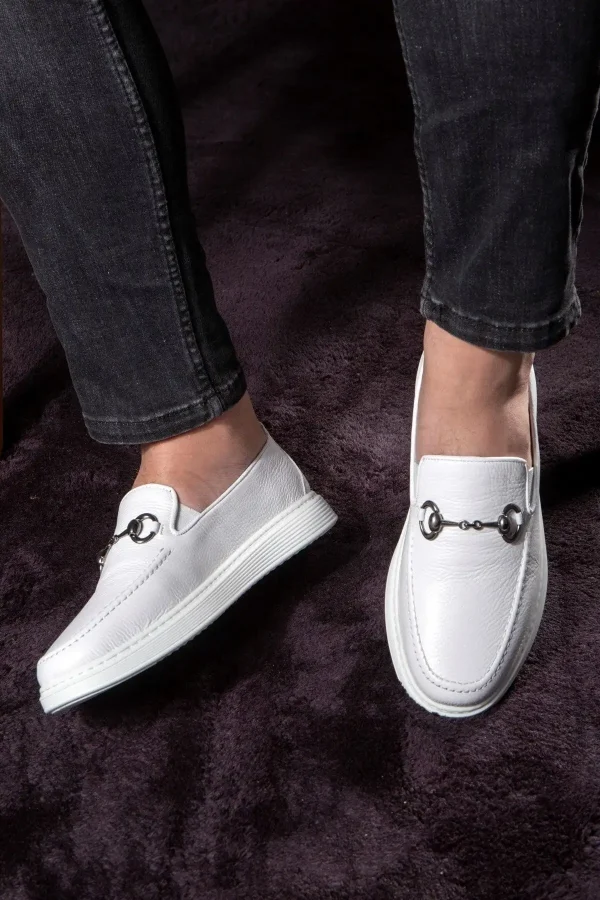 کفش سایز بزرگ مردانه روزمره چرم طبیعی Anchor، loafer، سبک، تابستانی - 5044