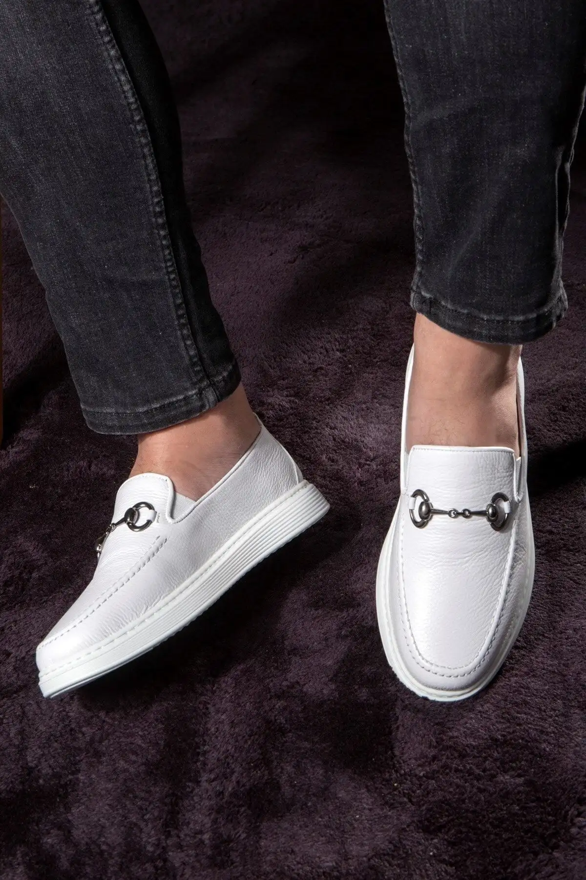 کفش سایز بزرگ مردانه  روزمره  چرم طبیعی Anchor،  loafer،  سبک،  تابستانی - 5044 کفش سایز بزرگ مردانه روزمره چرم طبیعی Anchor، loafer، سبک، تابستانی - 5044