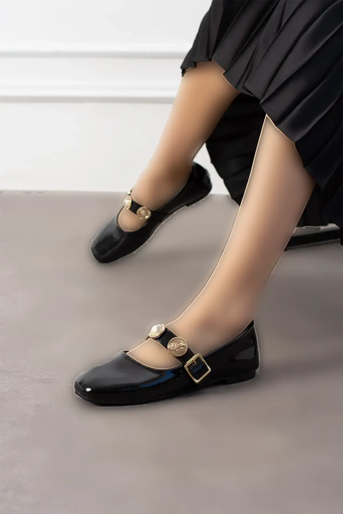 کفش اداری زنانه روزانه بابل - بابل روزمره با بند تزئینی مروارید و مهره - بابل برای خانه، دفتر و فضای باز - 4393 کفش اداری زنانه روزانه بابل - بابل روزمره با بند تزئینی مروارید و مهره - بابل برای خانه، دفتر و فضای باز - 4393