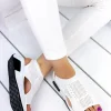کفش صندل زنانه بافتنی سفید استیل - 4696