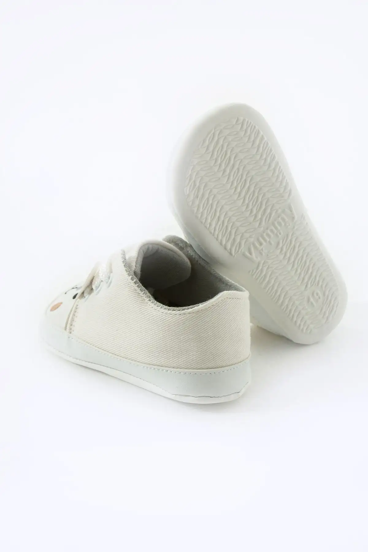 کفش نوزاد پسر پاپوش نوزادی با طرح جوجه و زیره ضد لغزش، از برند "ایlk Adım" - 3295 کفش نوزاد پسر پاپوش نوزادی با طرح جوجه و زیره ضد لغزش، از برند "ایlk Adım" - 3295