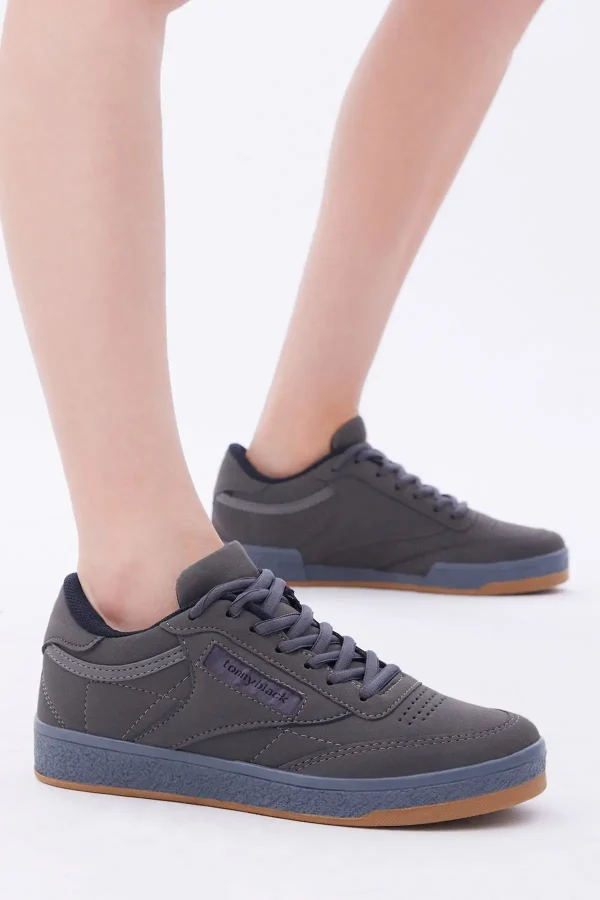 کفش پسرانه ورزشی خاکستری Unisex Tb107 - 4475