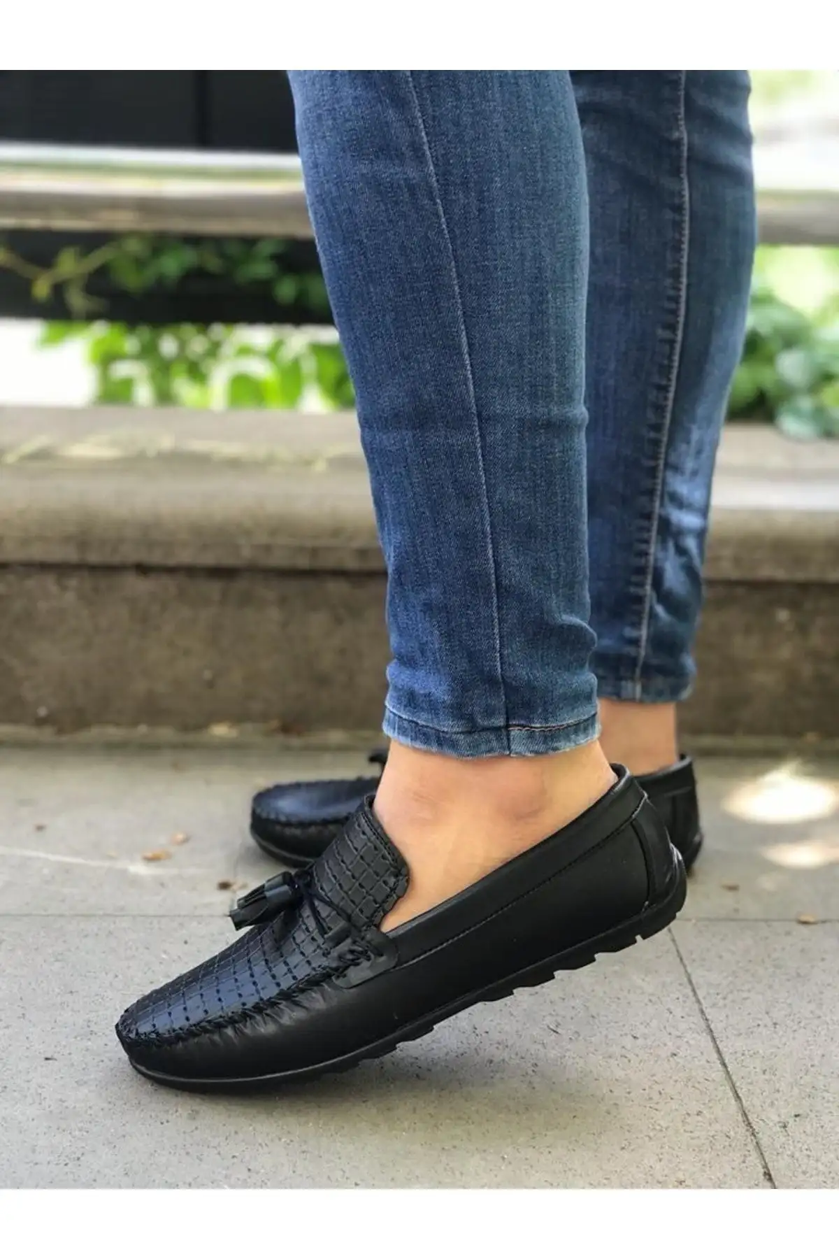 کفش رسمی مردانه کفش روزمره تابستانی مردانه مشکی - 3913 کفش رسمی مردانه کفش روزمره تابستانی مردانه مشکی - 3913