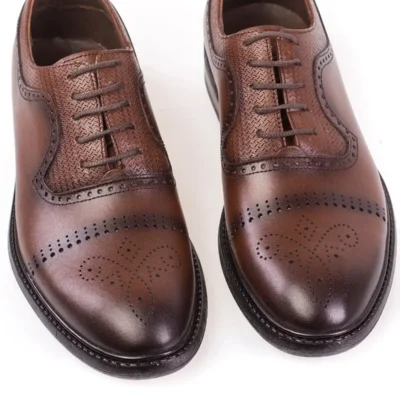 کفش رسمی مردانه کلاسیک ، چرم اصل، ارتوپدیک، داخل و خارج از چرم - 4716