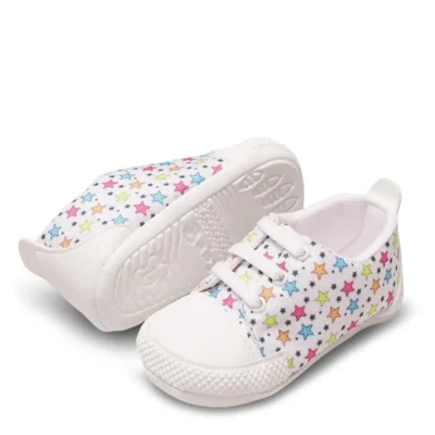 کفش نوزاد پسر پاپوش نوزاد با طرح ستاره - 3296