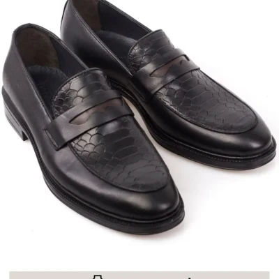 کفش روزمره مردانه کلاسیک چرمی با کیفیت بالا، بسیار شیک و مناسب برای استفاده داخلی و خارجی. - 5394