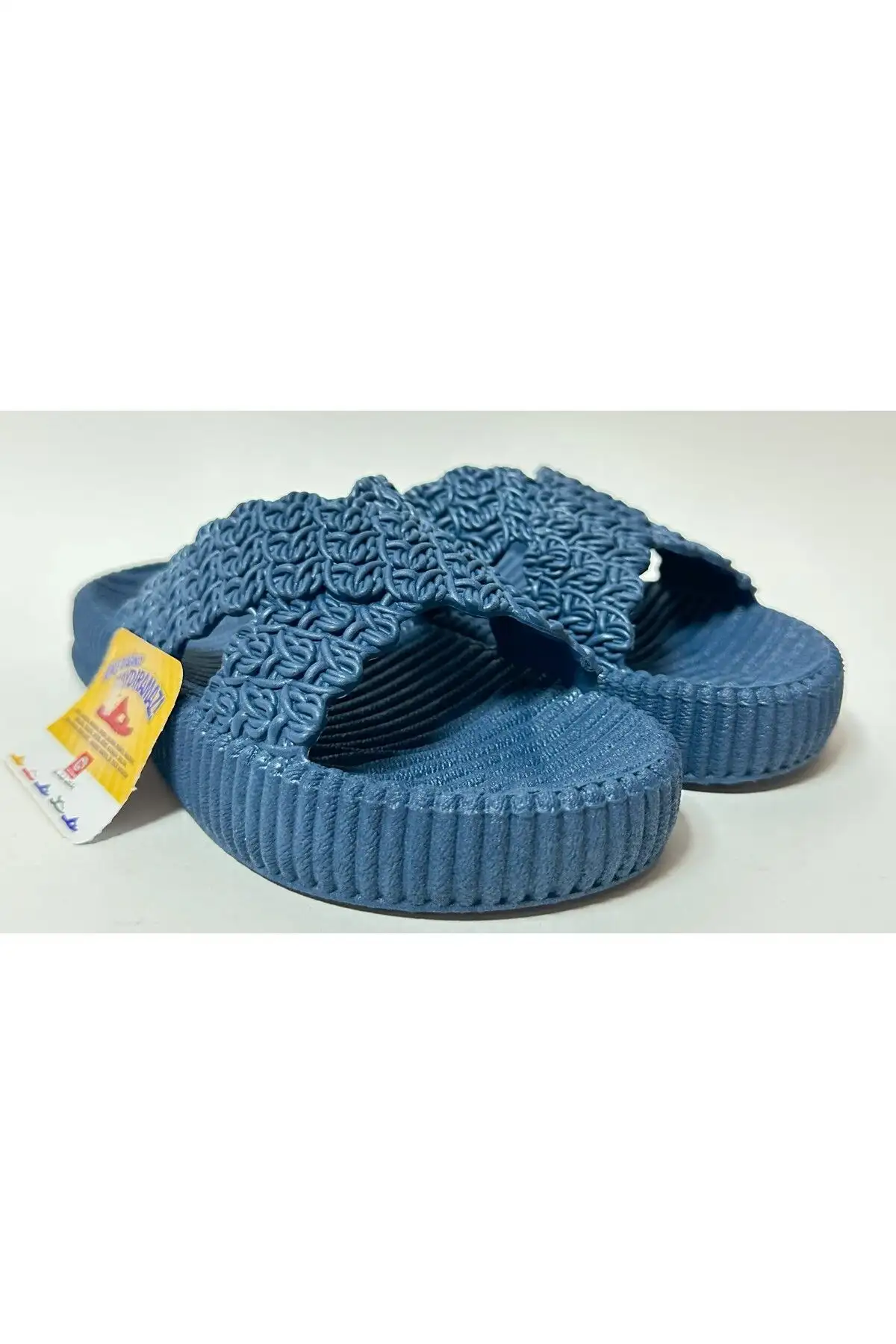 کفش راحتی خانه صندل زنانه با زیره ضخیم و ضد لغزش، مناسب برای محیطهای مرطوب و خیابانی با ظاهر شبیه به حصیر. - 5267 کفش راحتی خانه صندل زنانه با زیره ضخیم و ضد لغزش، مناسب برای محیطهای مرطوب و خیابانی با ظاهر شبیه به حصیر. - 5267