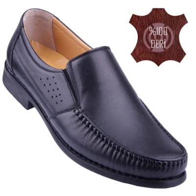 کفش روزمره مردانه راحتی تمام ارتوپدیک از جنس چرم طبیعی داخلی و خارجی 060sk - 4032