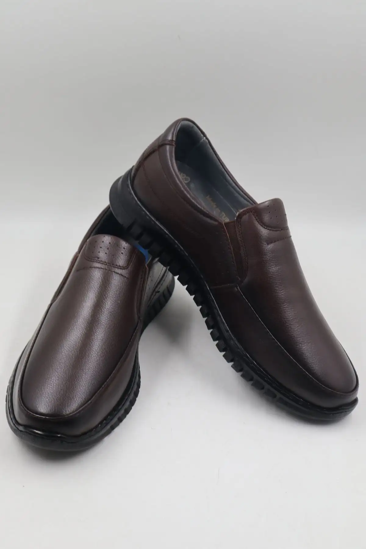 کفش رسمی مردانه کفش روزمره مردانه چرم طبیعی فوقالعاده راحت جلی قهوهای - 3922 کفش رسمی مردانه کفش روزمره مردانه چرم طبیعی فوقالعاده راحت جلی قهوهای - 3922