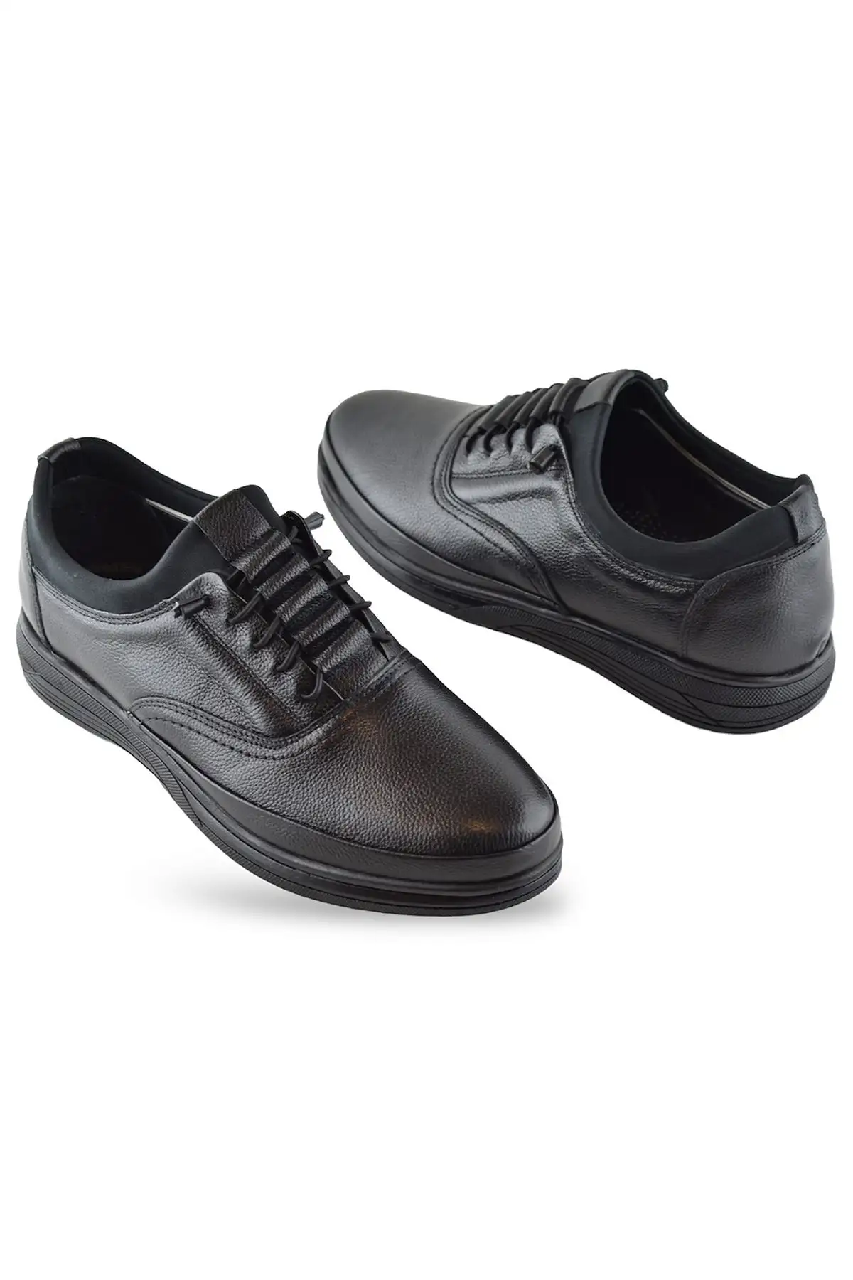 کفش رسمی مردانه 340 تام با کفی اورتوپدیک از چرم طبیعی با کفی لاستیکی - 4732