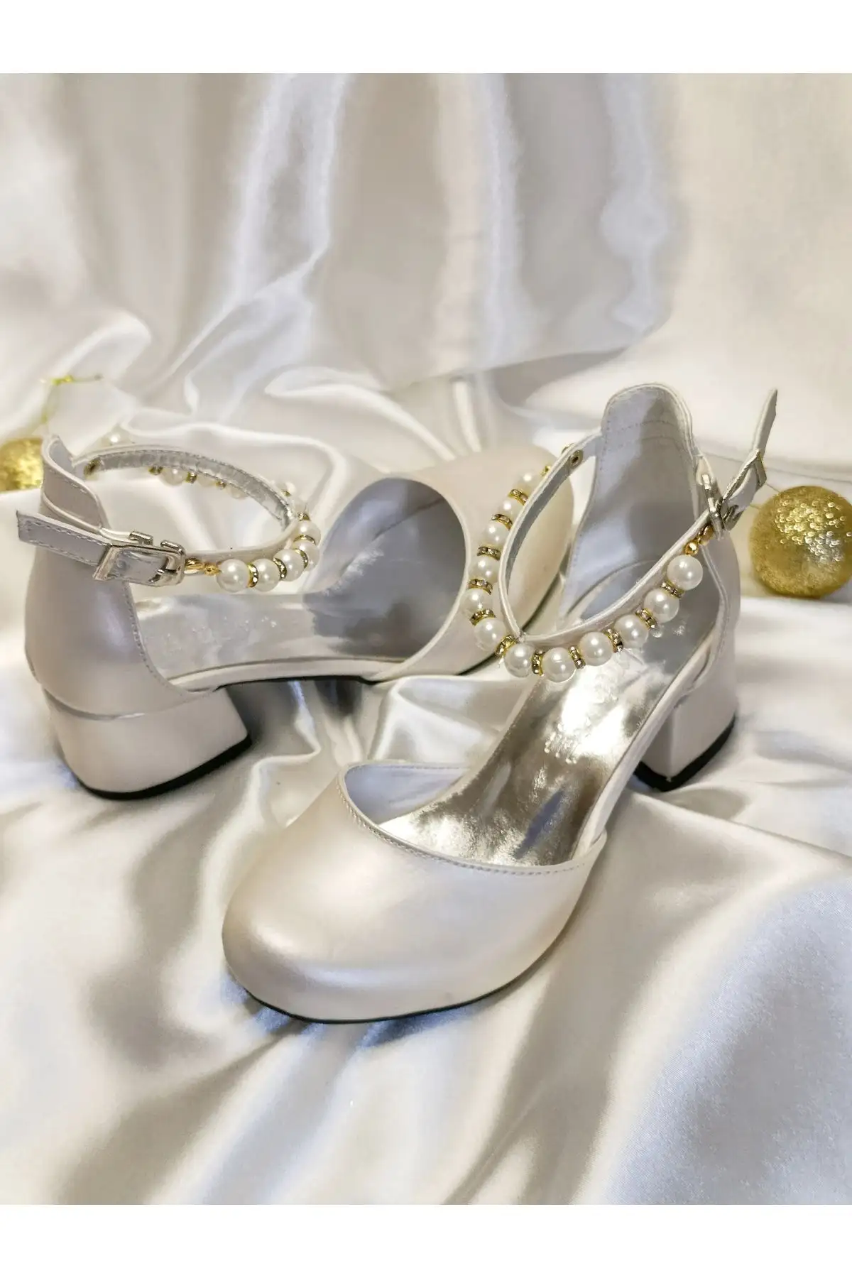 کفش دخترانه صندل مرواریددار - 5206 کفش دخترانه صندل مرواریددار - 5206