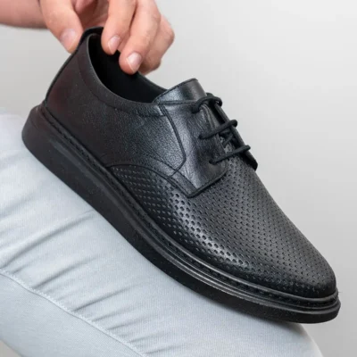 کفش رسمی مردانه 1. کلاسیک 2. از جنس چرم طبیعی 3. روزمره 4. تابستانی 5. کژوال - 4752