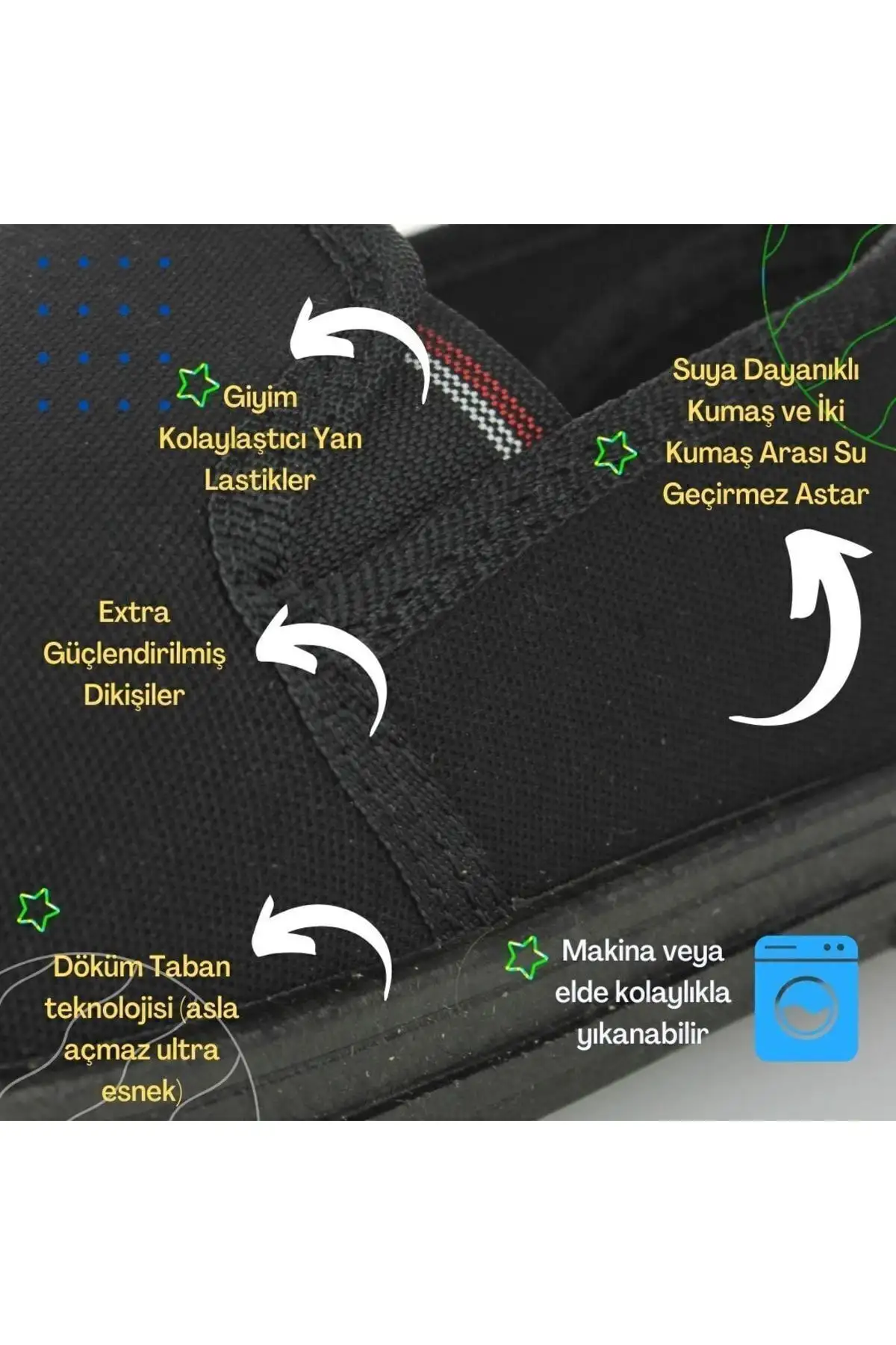 کفش روزمره مردانه  کتان اسپاردیل تابستانی.unisex  - 4813 کفش روزمره مردانه کتان اسپاردیل تابستانی.unisex - 4813