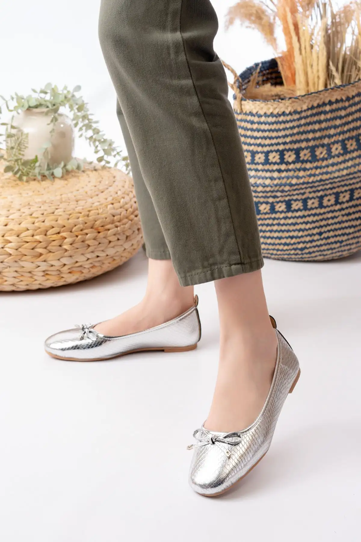 کفش مجلسی زنانه بالتن  روزمره با نوک گرد - 5439 کفش مجلسی زنانه بالتن روزمره با نوک گرد - 5439