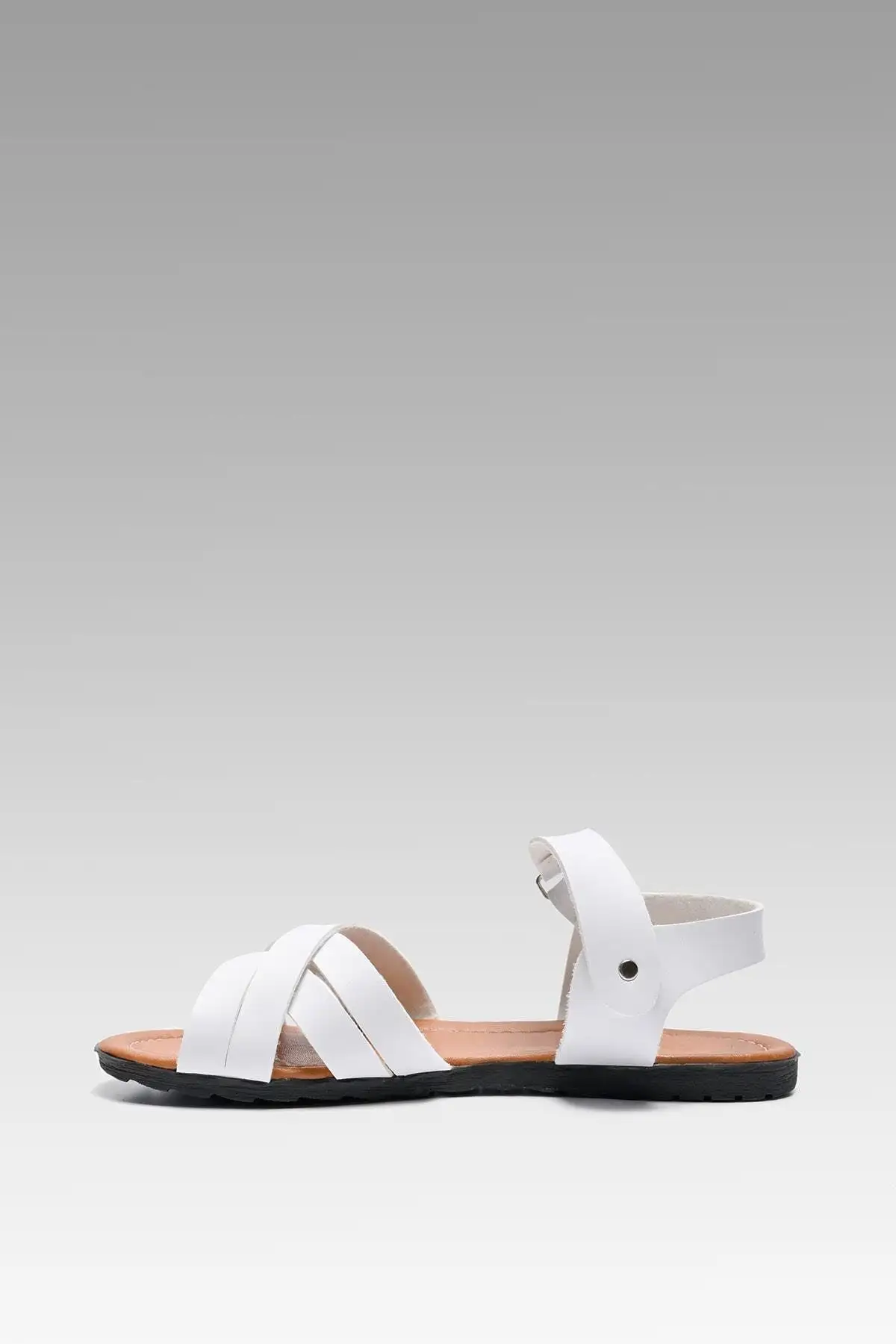 کفش صندل زنانه   چرم سفید BYNDCGL01 - 5403 کفش صندل زنانه چرم سفید BYNDCGL01 - 5403