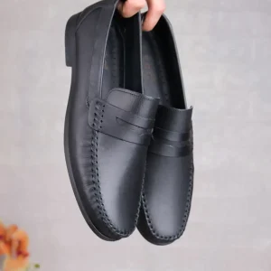 کفش رسمی مردانه کفش لوفر مردانه کلاسیک نرم از چرم طبیعی - 3903