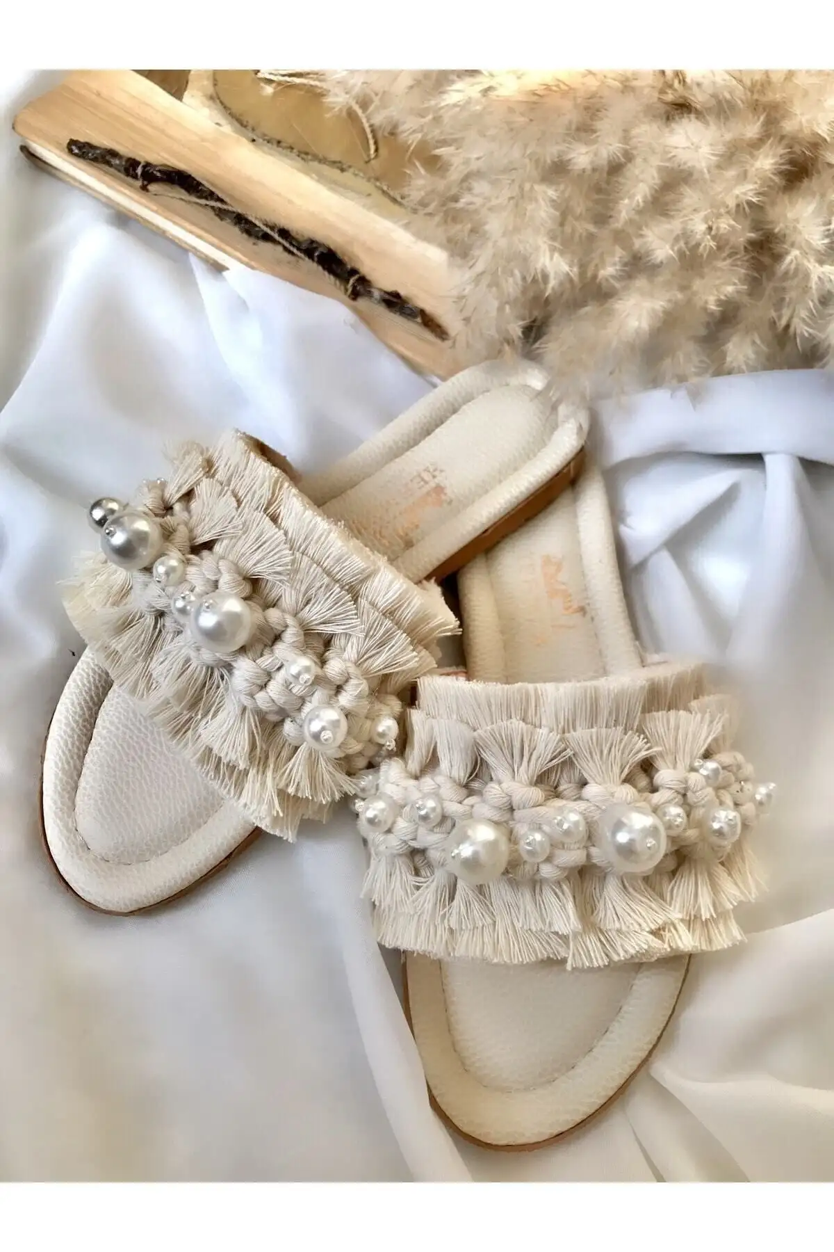 کفش راحتی خانه ماکرومه صندل - 3883 کفش راحتی خانه ماکرومه صندل - 3883