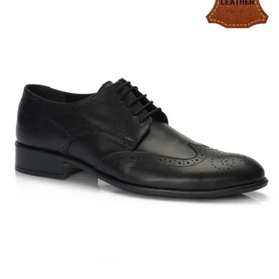 کفش روزمره مردانه H046 کلاسیک چرم گاوی - 4824