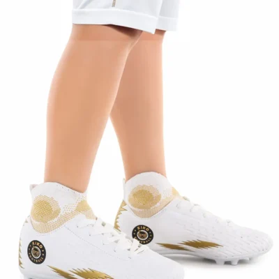 کفش پسرانه کفش فوتبال بچگانه مردانه چمن مصنوعی مدل 142 FKP با ساق بلند - 3718