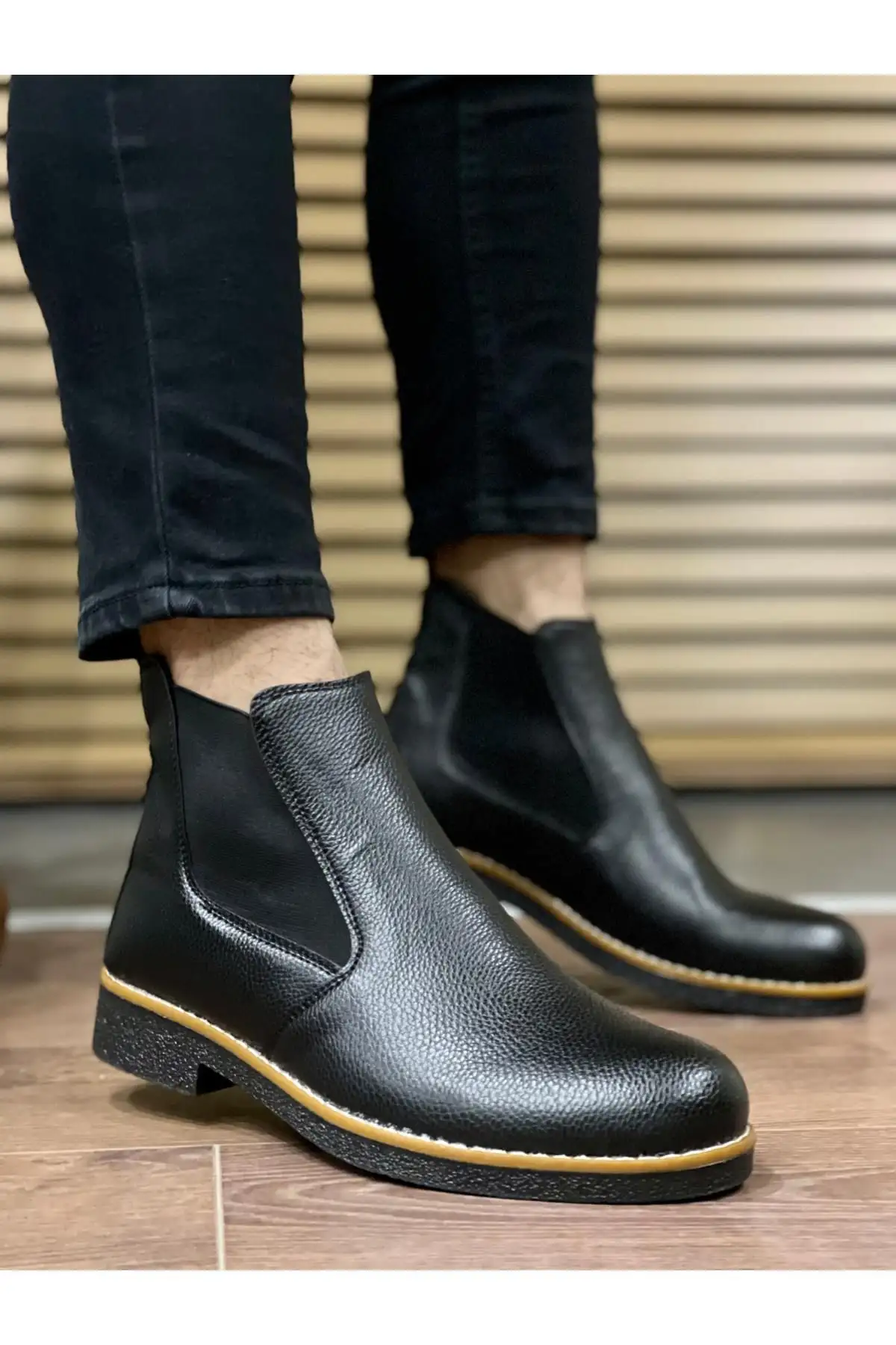 بوت مردانه M201 چکمه چلسیا یونیسکس با ضمانت - 3418 بوت مردانه M201 چکمه چلسیا یونیسکس با ضمانت - 3418