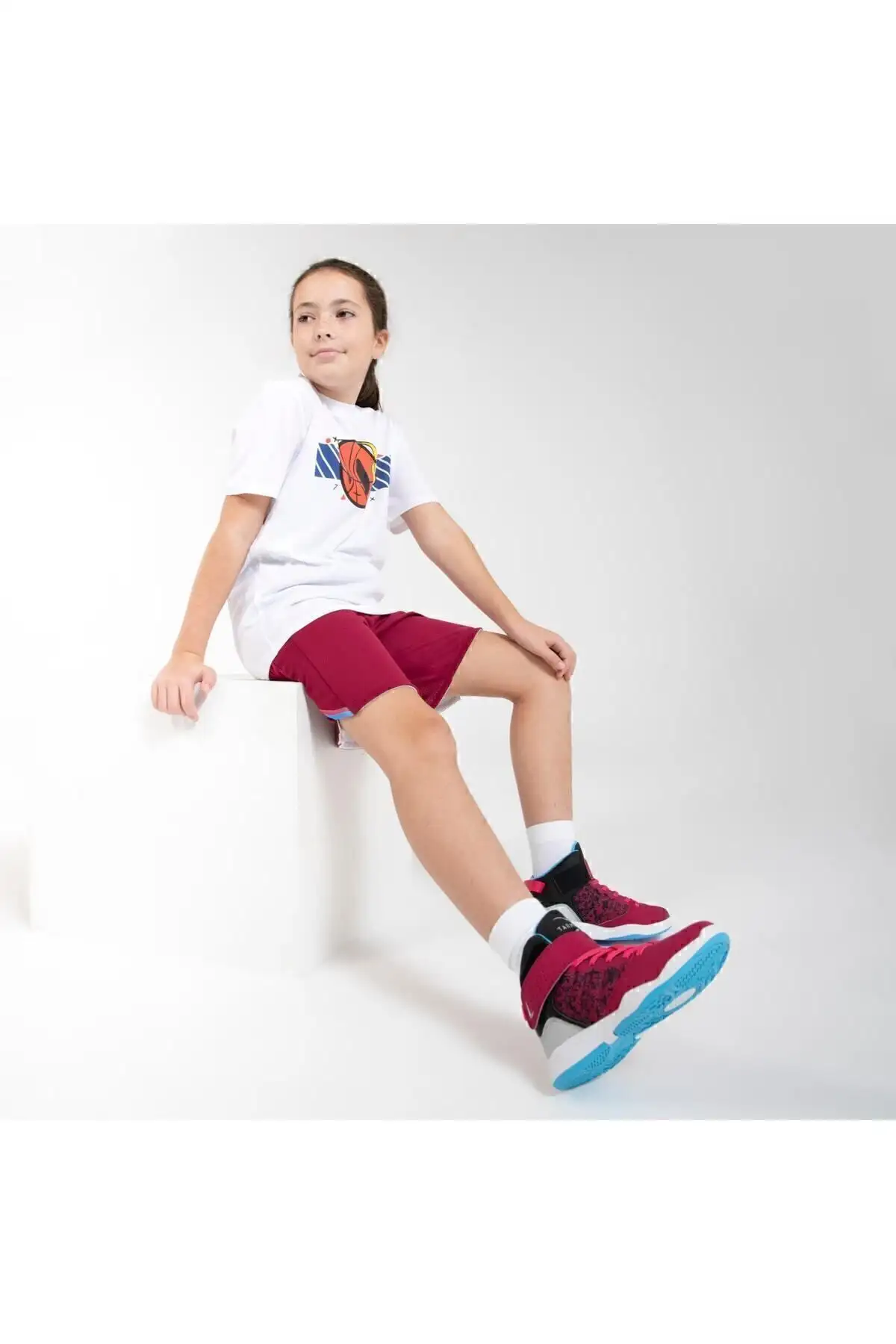 کفش بسکتبال کودک تامارک - bordo - Se100 - 5098