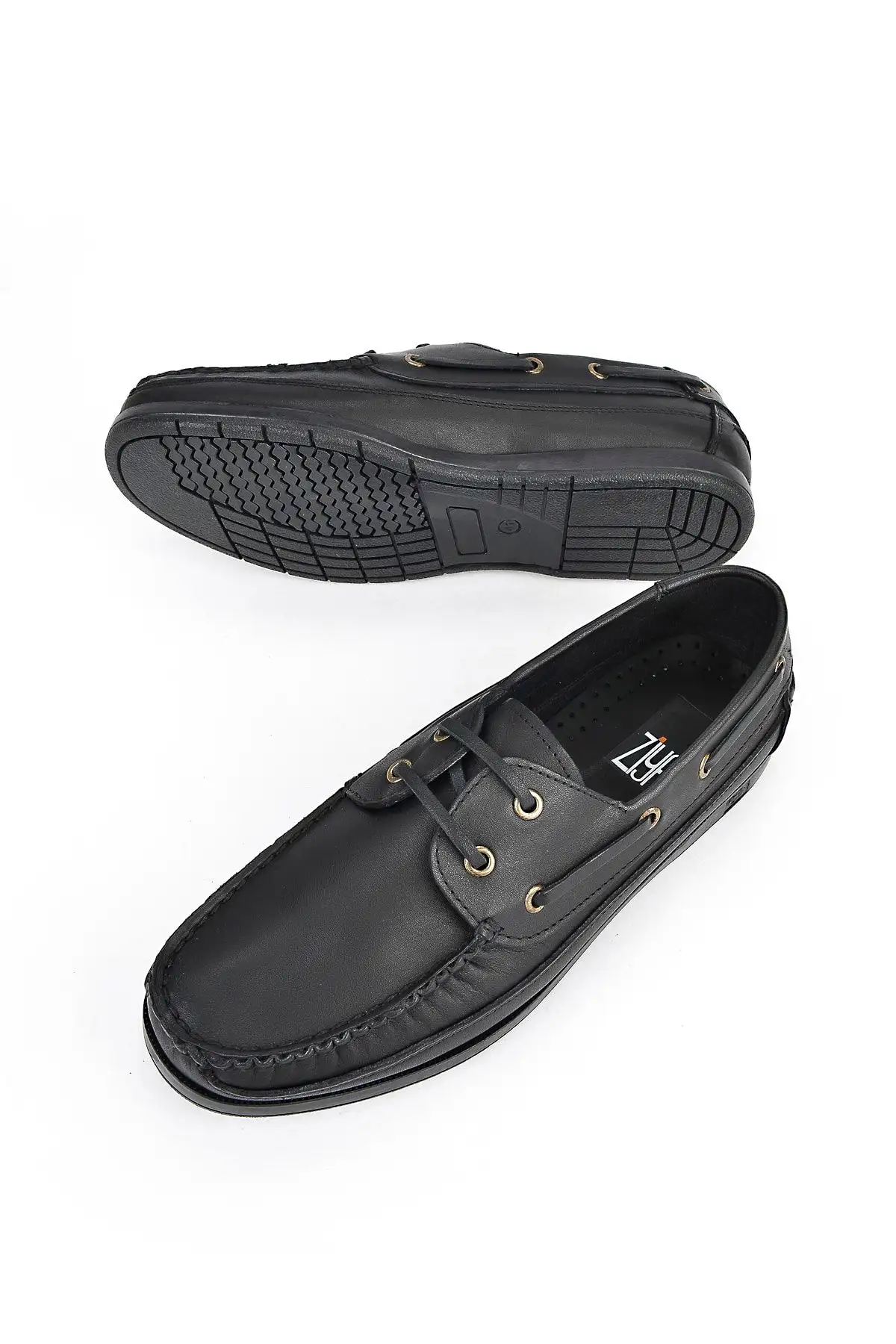 کفش روزمره مردانه    چرم طبیعی مدل 141423z291 رنگ مشکی - 5393 کفش روزمره مردانه چرم طبیعی مدل 141423z291 رنگ مشکی - 5393