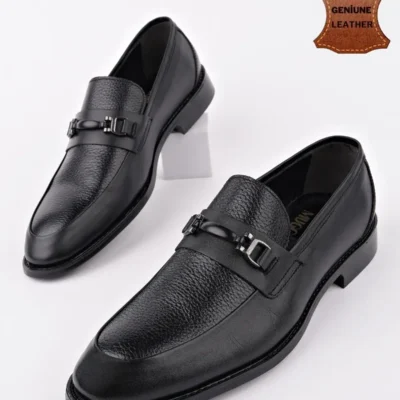 کفش روزمره مردانه ortopedik کلاسیک از چرم اصل بوندی - 4012