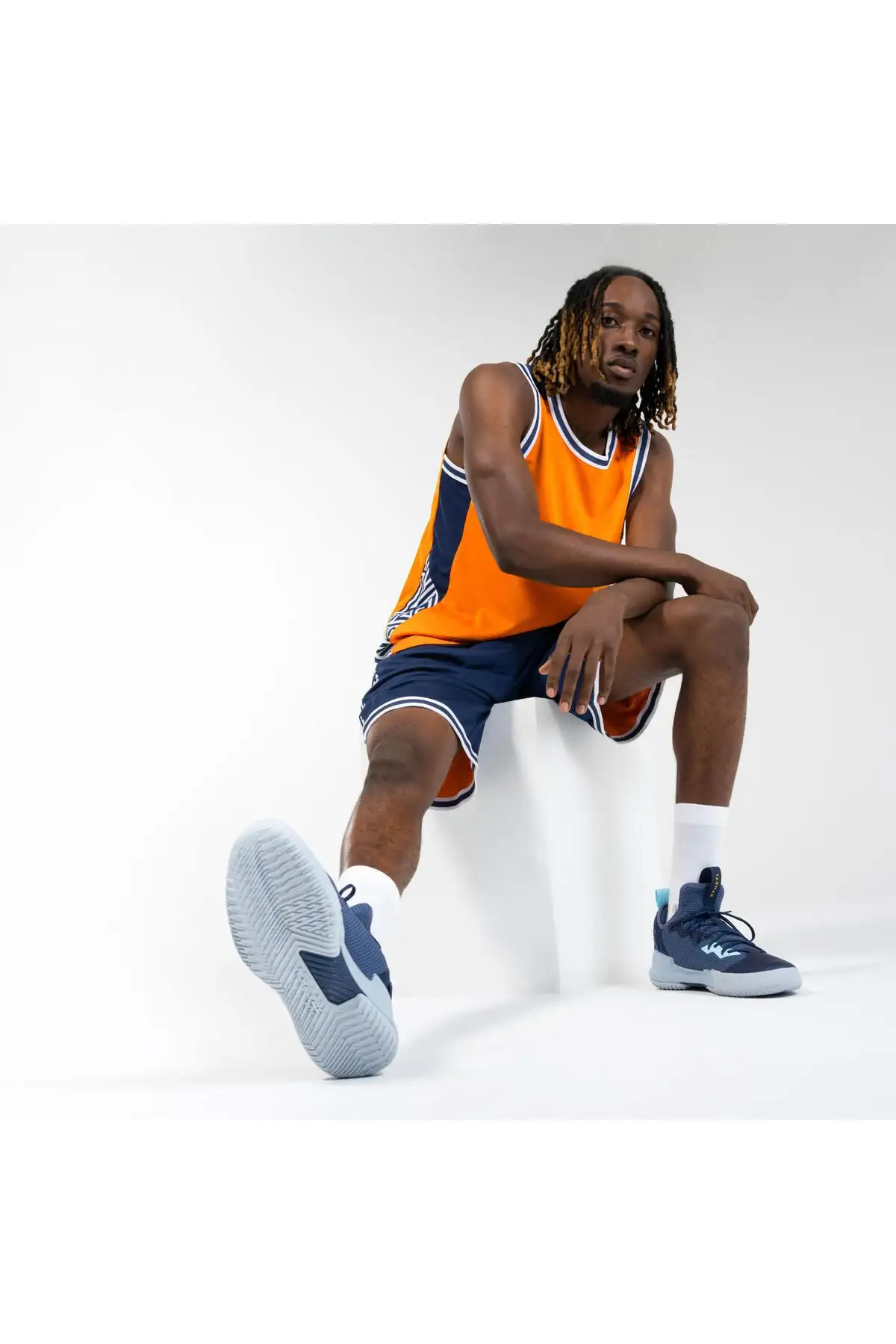 کفش بسکتبال کفش بسکتبال بزرگسالان ترماک - سرمهای / آبی - فست500 - 3637 کفش بسکتبال کفش بسکتبال بزرگسالان ترماک - سرمهای / آبی - فست500 - 3637