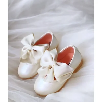 کفش بچگانه باله دخترانه با پاپیون - 4414