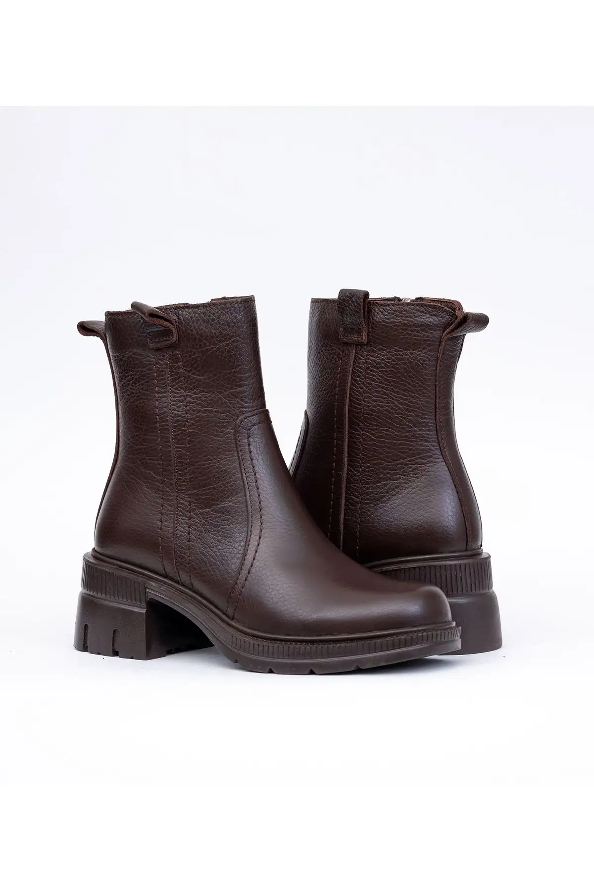 بوت و نیم بوت زنانه مجلسی بوت پاشنهدار زنانه از چرم طبیعی برای زمستان با زیپ - 3472 بوت و نیم بوت زنانه مجلسی بوت پاشنهدار زنانه از چرم طبیعی برای زمستان با زیپ - 3472