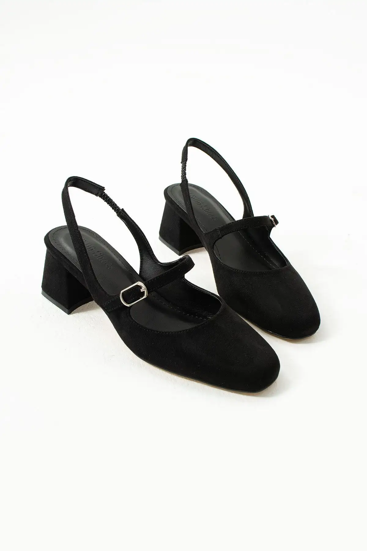 کفش پاشنه بلند زنانه  پاشنه کوتاه کوتاه مشکی  - گزینهای شیک برای ترکیبات روزمره و دعوتها - 4329 کفش پاشنه بلند زنانه  پاشنه کوتاه کوتاه مشکی - گزینهای شیک برای ترکیبات روزمره و دعوتها - 4329