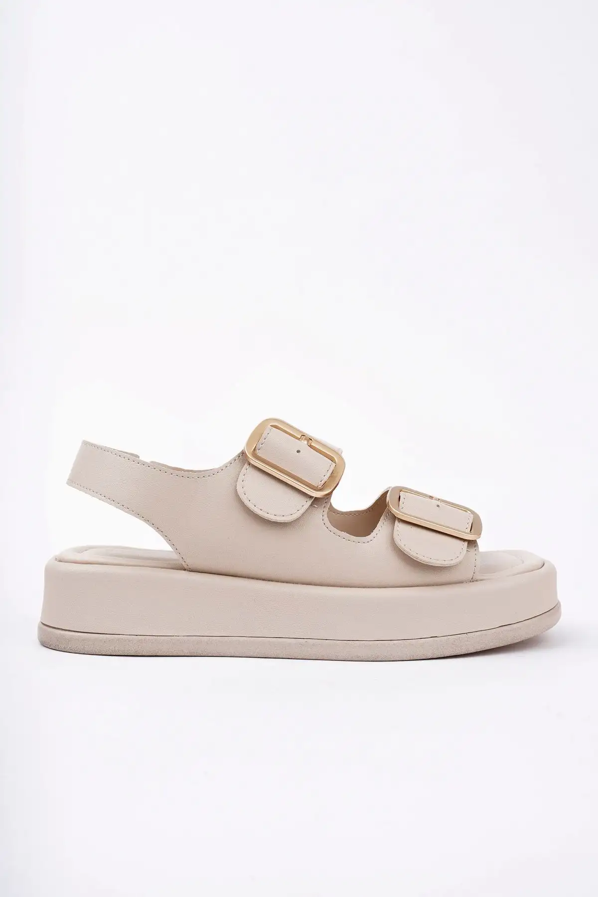 کفش صندل زنانه سندل  با کمربند قابل تنظیم و کشی از پشت، راحت و مناسب برای پوست. - 5317 کفش صندل زنانه سندل با کمربند قابل تنظیم و کشی از پشت، راحت و مناسب برای پوست. - 5317