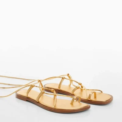 کفش صندل زنانه بند چرمی - 4867