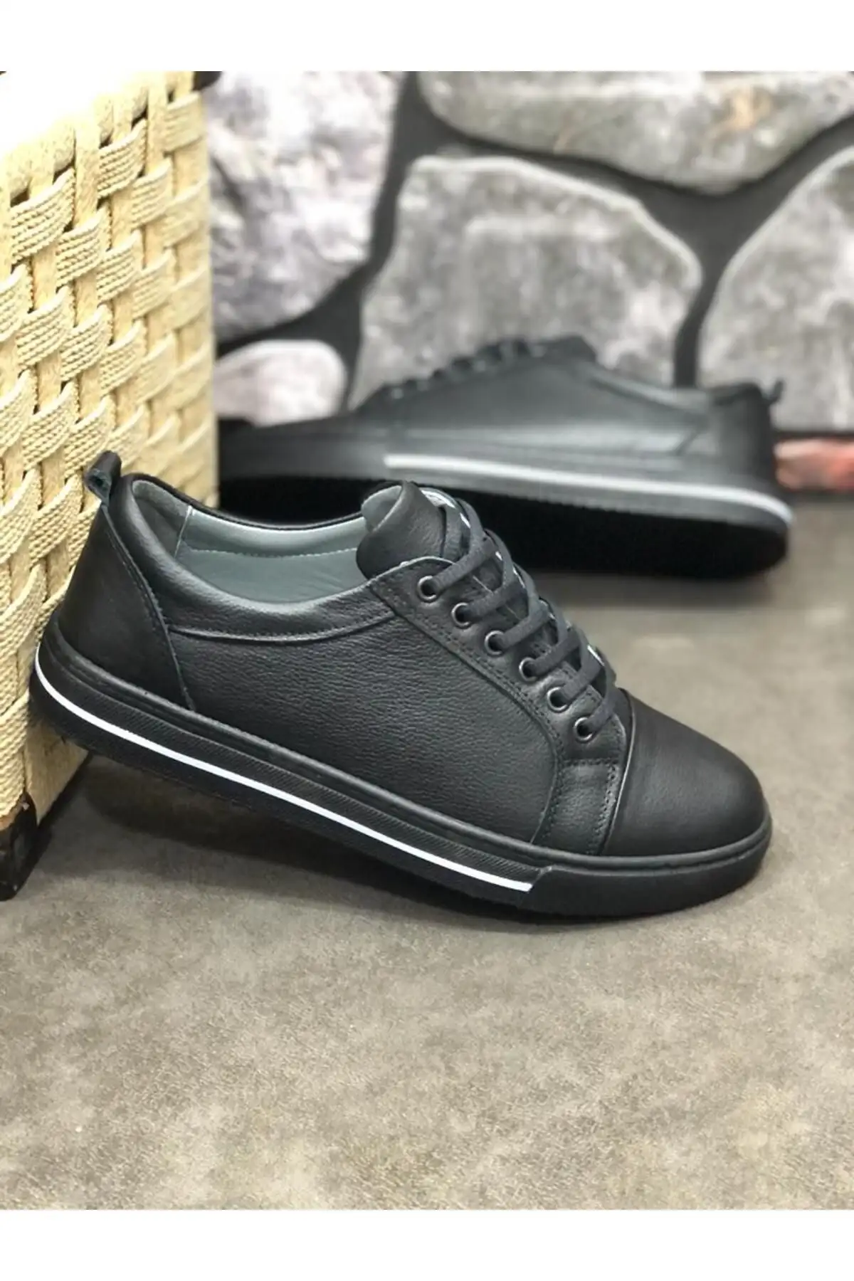 کفش روزمره مردانه کفش مردانه تمام اورتوپدیک از چرم طبیعی - 3206 کفش روزمره مردانه کفش مردانه تمام اورتوپدیک از چرم طبیعی - 3206