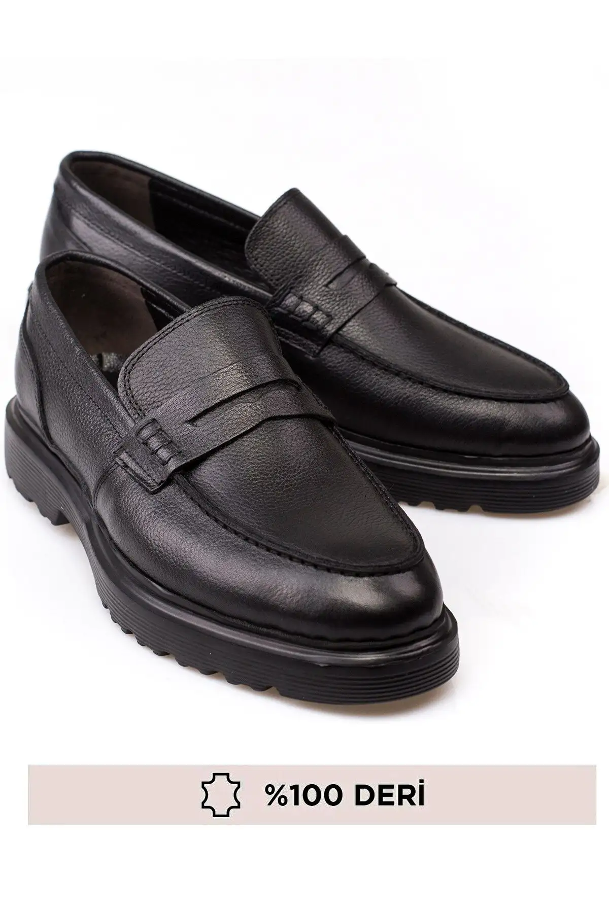 کفش رسمی مردانه لوفر از چرم طبیعی - 3993