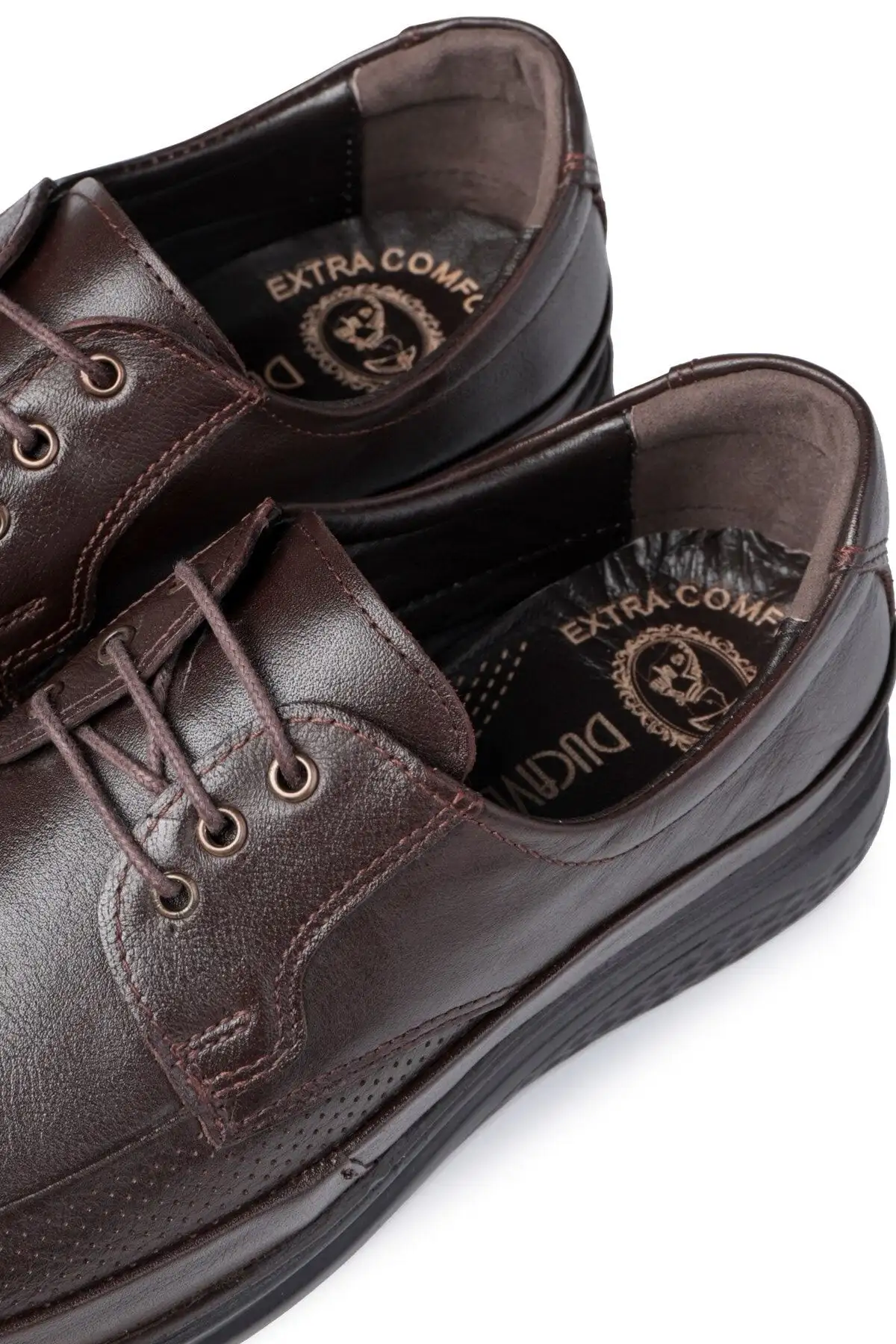 کفش روزمره مردانه 1. راحتی ارتوپدیک پوچه از چرم طبیعی 2. بابا 3. ارتوپدیک - 4639