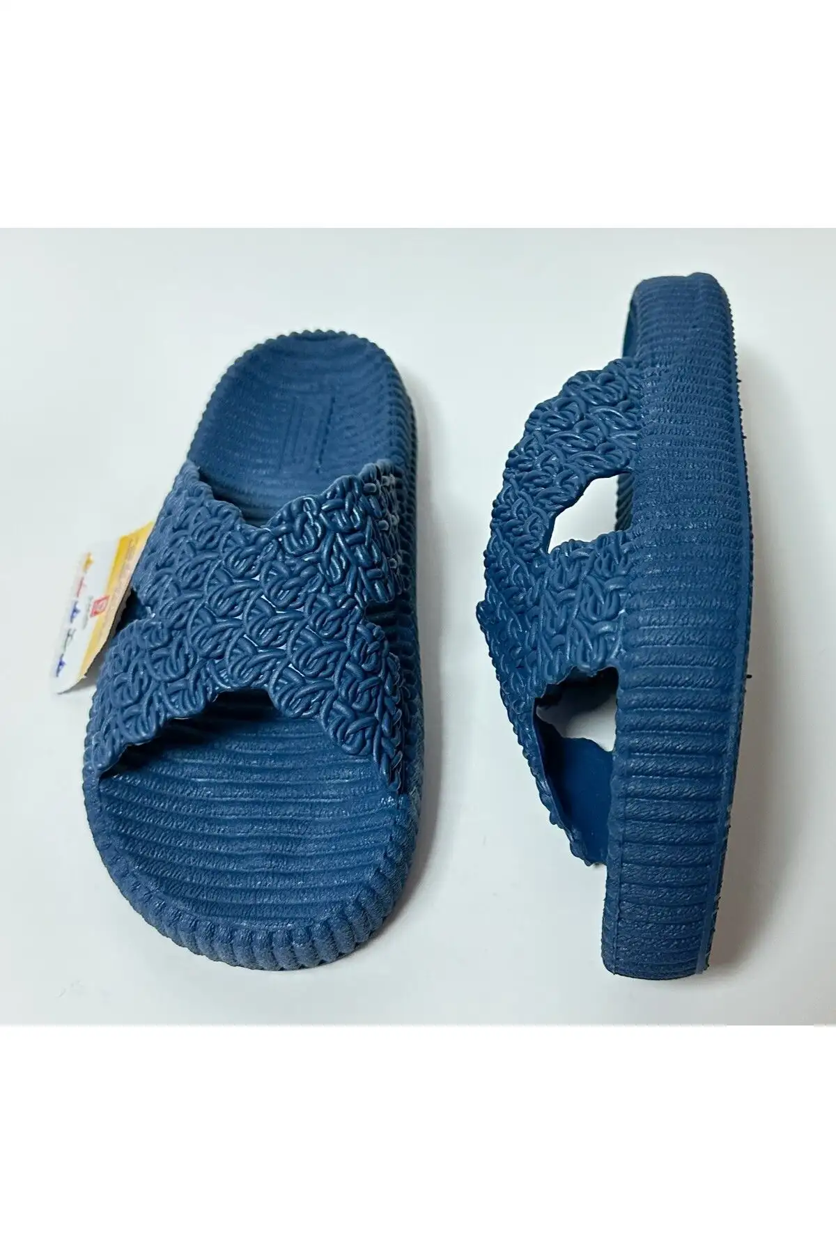 کفش راحتی خانه صندل زنانه با زیره ضخیم و ضد لغزش، مناسب برای محیطهای مرطوب و خیابانی با ظاهر شبیه به حصیر. - 5267 کفش راحتی خانه صندل زنانه با زیره ضخیم و ضد لغزش، مناسب برای محیطهای مرطوب و خیابانی با ظاهر شبیه به حصیر. - 5267