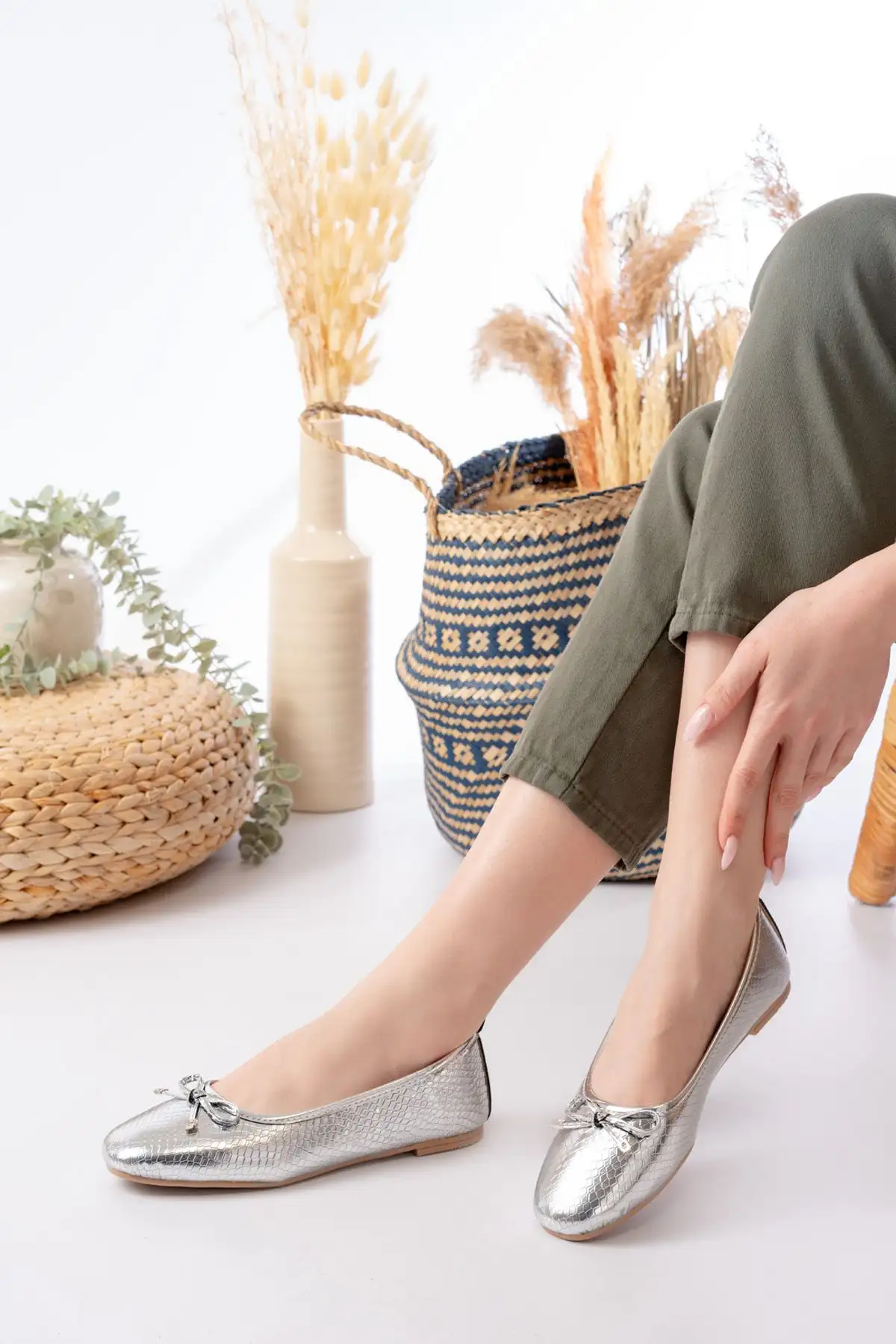 کفش مجلسی زنانه بالتن  روزمره با نوک گرد - 5439 کفش مجلسی زنانه بالتن روزمره با نوک گرد - 5439