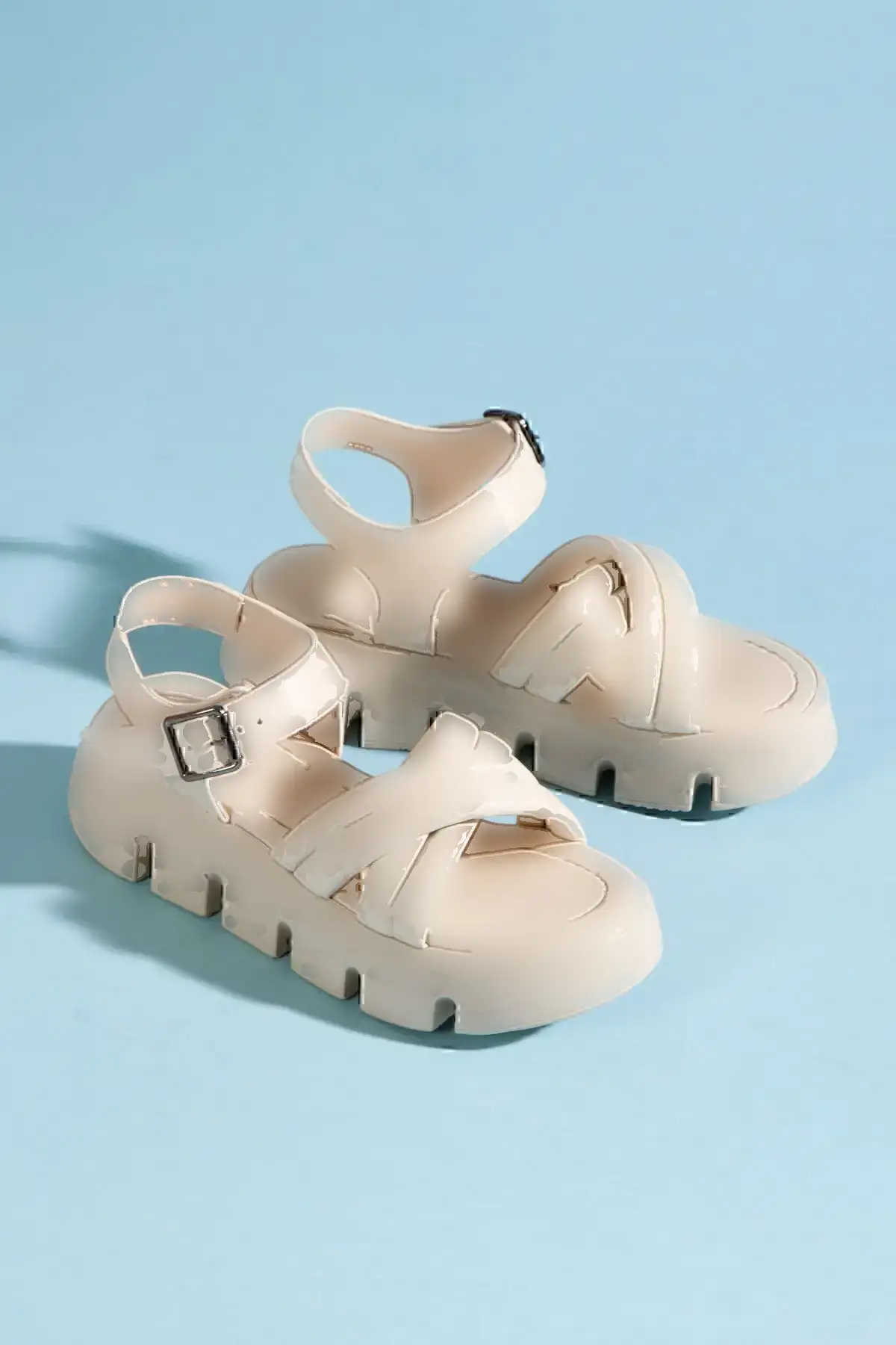 کفش صندل زنانه سندل  چرم اورتوپدیک بژ - 4085 کفش صندل زنانه سندل چرم اورتوپدیک بژ - 4085