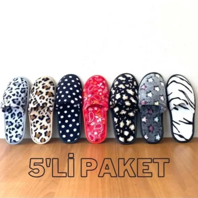 کفش راحتی خانه 1. 5'li Ev Terliği - 5 تایی دمپایی خانگی 2. Misafir Terliği - دمپایی مهمان 3. Çeyiz Terliği - دمپایی چای 4. Bohça Terliği - دمپایی بسته بندی 5. Kışlık Kadın Ev Terliği - دمپایی خانگی زنانه زمستانی 6. Ucuz Terliği - دمپایی ارزان - 3973