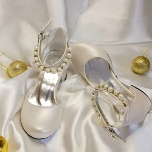 کفش دخترانه صندل مرواریددار - 5206