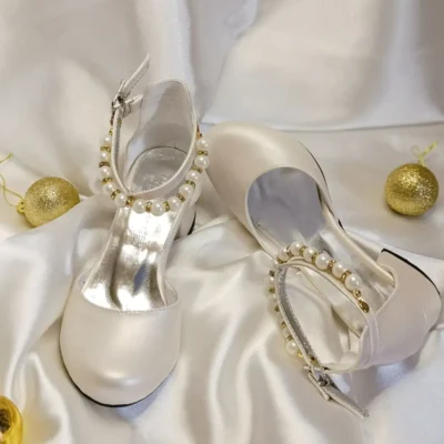 کفش دخترانه صندل مرواریددار - 5206