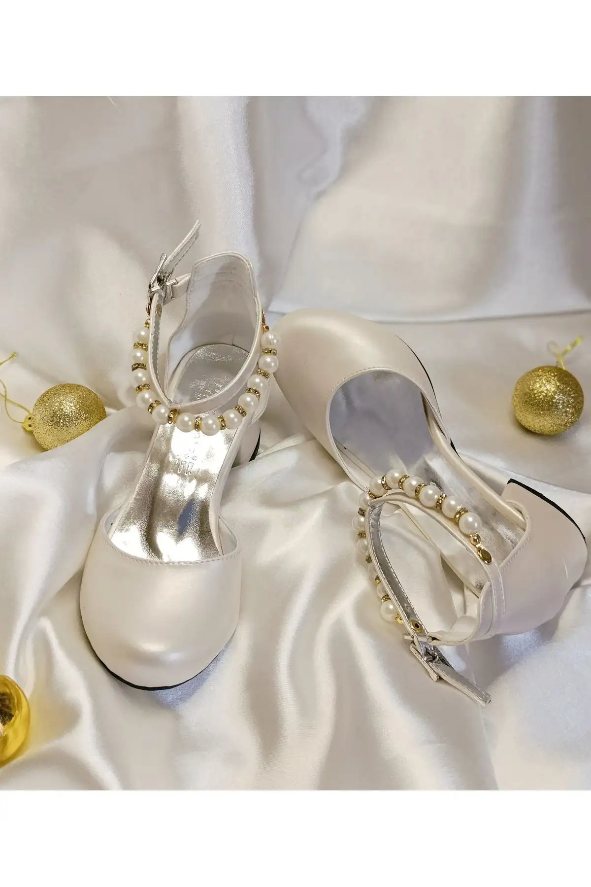 کفش دخترانه صندل مرواریددار - 5206 کفش دخترانه صندل مرواریددار - 5206