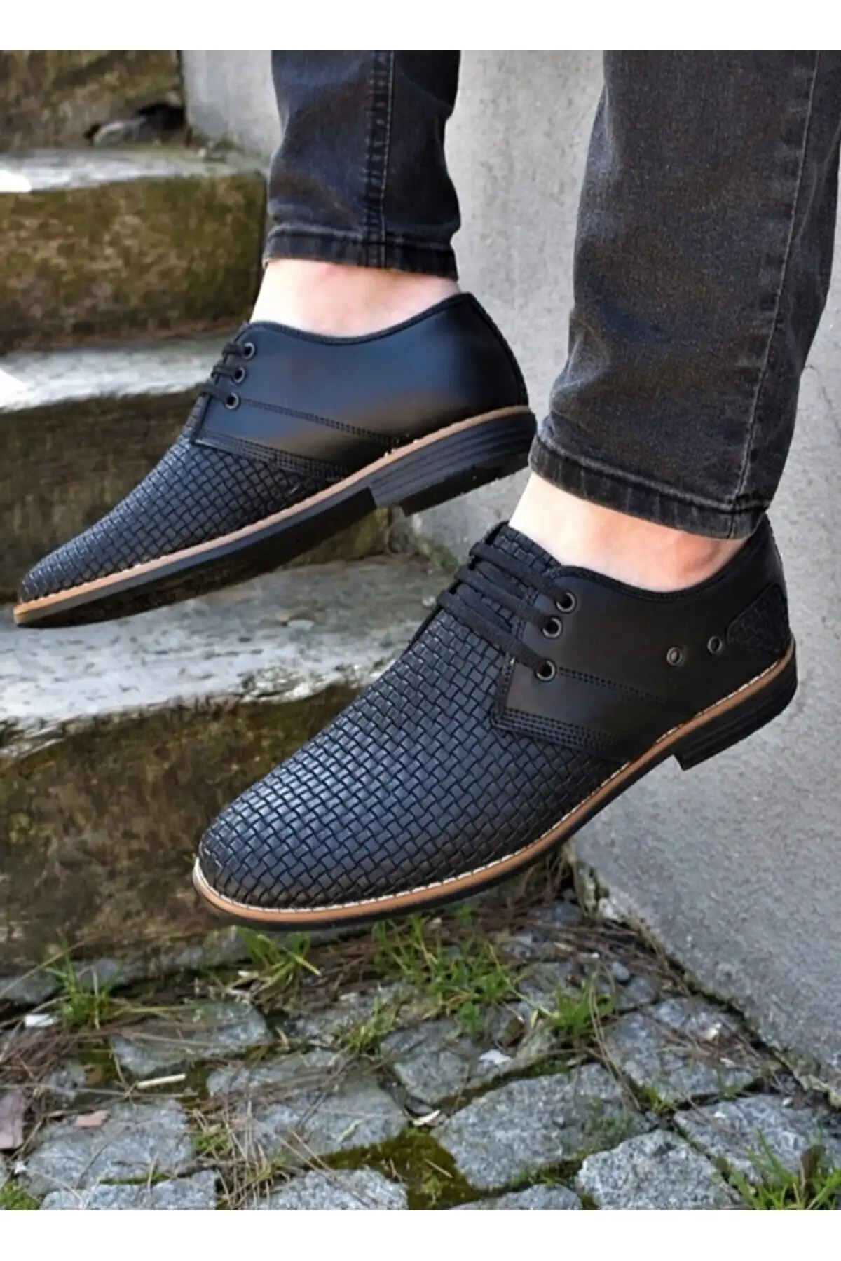 کفش روزمره مردانه راحت با بند - 4648 کفش روزمره مردانه راحت با بند - 4648