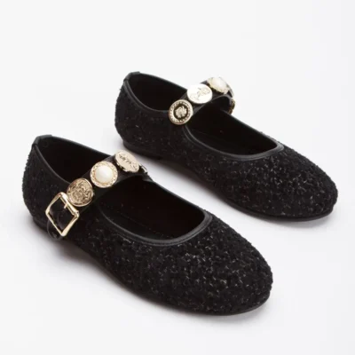 کفش اداری زنانه کفش باله زنانه راحت و سبک، بی‌صدا، اورتوپدیک، مناسب برای استفاده روزمره، خانگی، اداری و فضای باز. - 3219