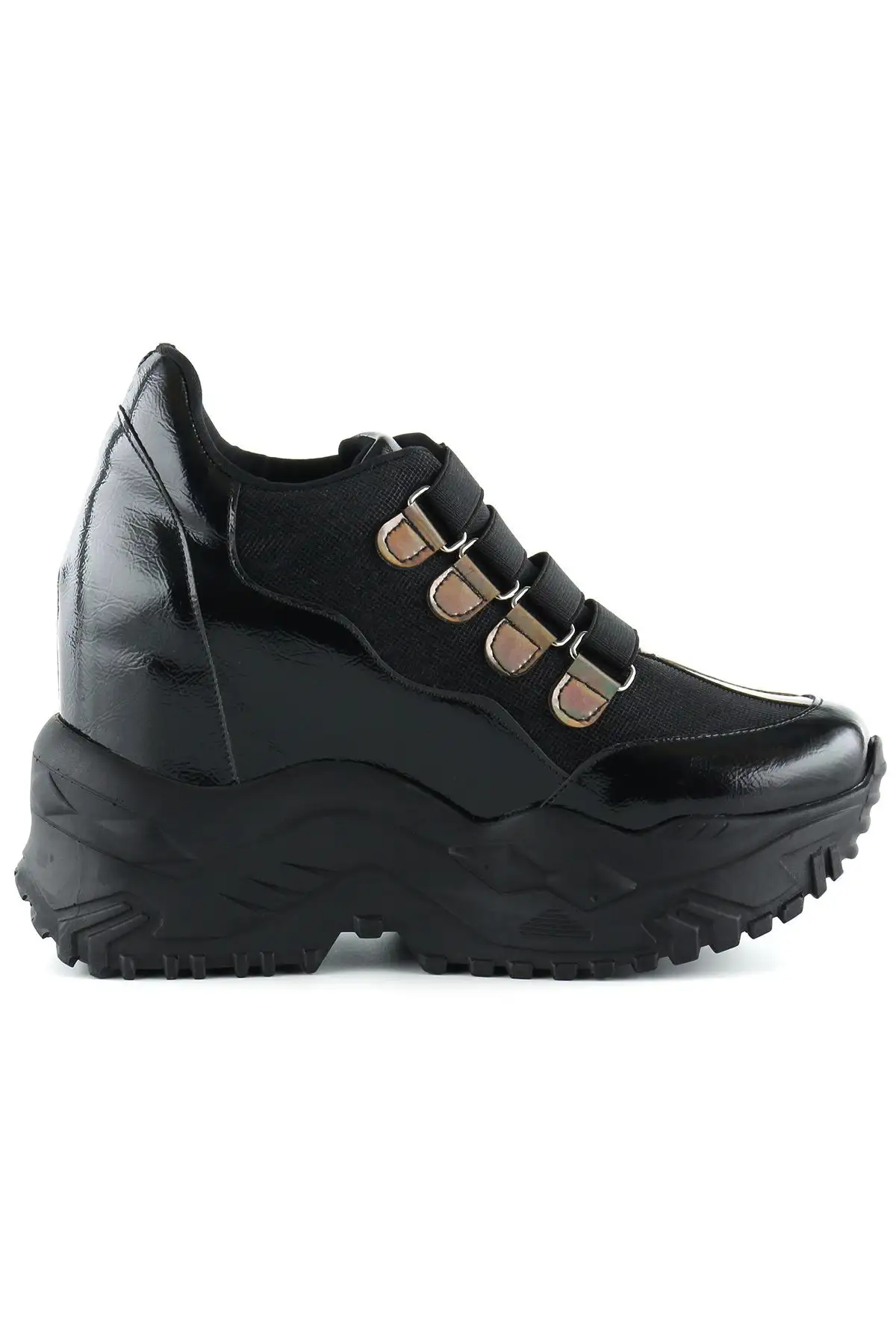 کفش پاشنه بلند زنانه  ورزشی مخفی پاشنه الکساندریا سیاه - 5115 کفش پاشنه بلند زنانه ورزشی مخفی پاشنه الکساندریا سیاه - 5115